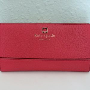 Kate Spade Pink Bifold Wallet